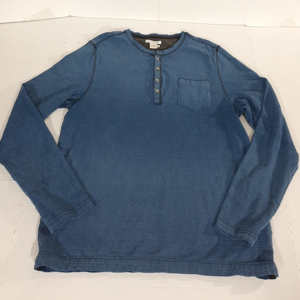 Carbon2Cobalt Long Sleeve Watermark Henley
